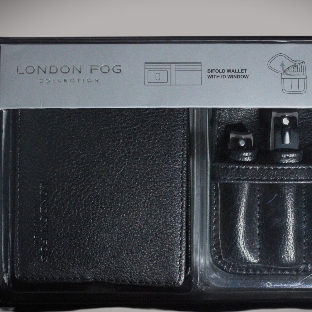 LONDON FOG wallet and groom set